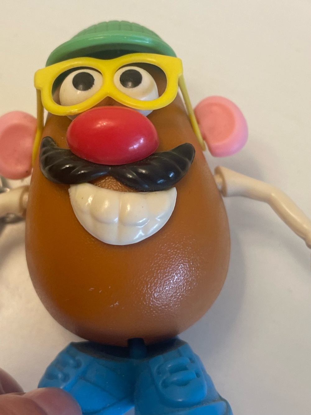 Mr  Potato Head Keychain with Glasses and all Parts  Vintage 1998 Like New